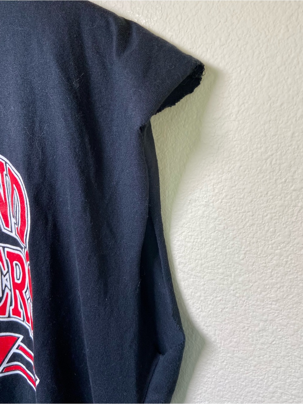 Vintage Portland Trail Blazers LOGO 7 Hooded Muscle Tee - Picture 8 of 8